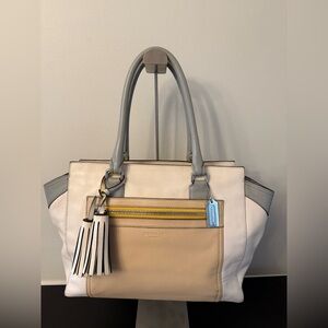 Coach Legacy Colorblock Leather Candace Medium Carryall